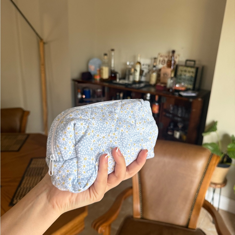 Floral Blue and White Women's Bag
